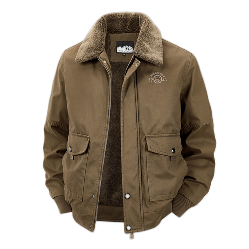 Chaqueta de algodón hombre con bolsillo