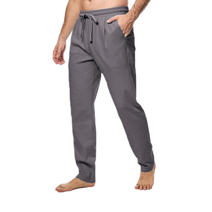 Pantalón de algodón hombre, corte suelto