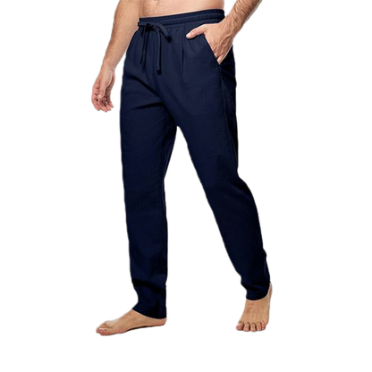 Pantalón de algodón hombre, corte suelto