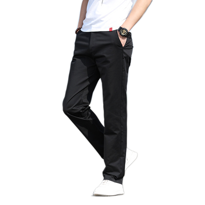 Pantalón de algodón hombre color negro