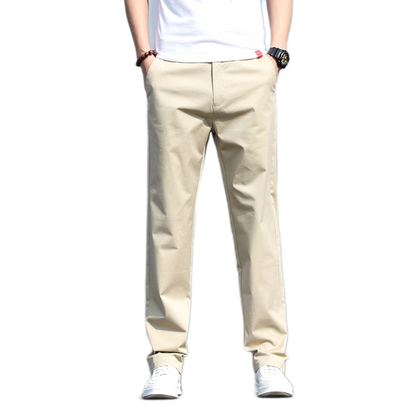 Pantalón de algodón hombre, tonos neutros