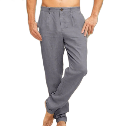 Pantalón de algodón hombre, corte suelto