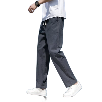 Pantalón de algodón hombre, corte suelto