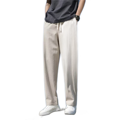 Pantalón de algodón hombre, corte suelto