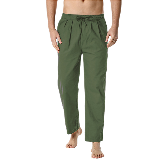Pantalón de algodón hombre, corte regular