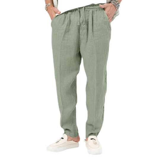 Pantalón de algodón hombre, corte regular