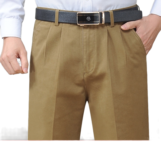 Pantalón de algodón hombre, corte suelto