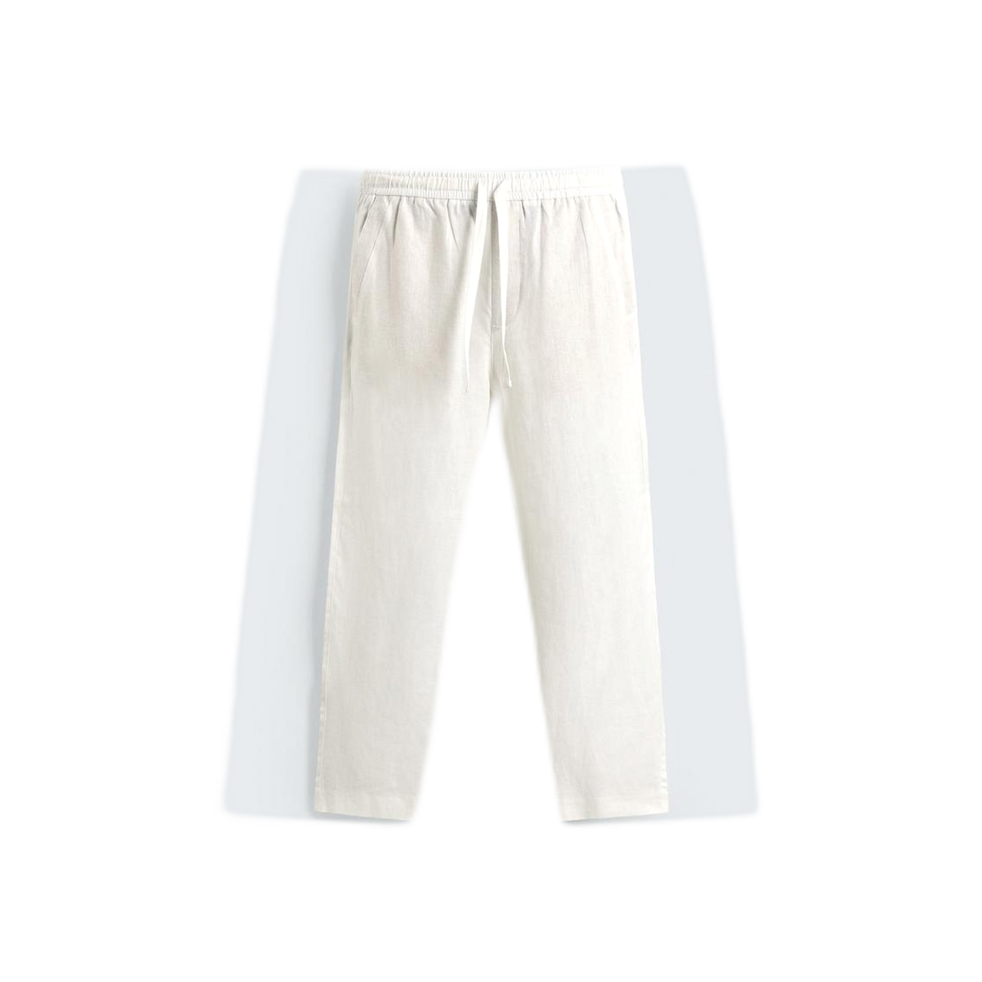 Pantalón de lino hombre color blanco