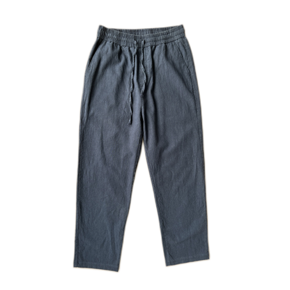 Pantalón de lino hombre color azul marino