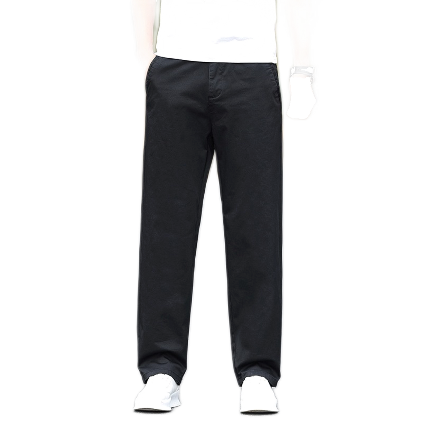 Pantalón de algodón hombre color negro