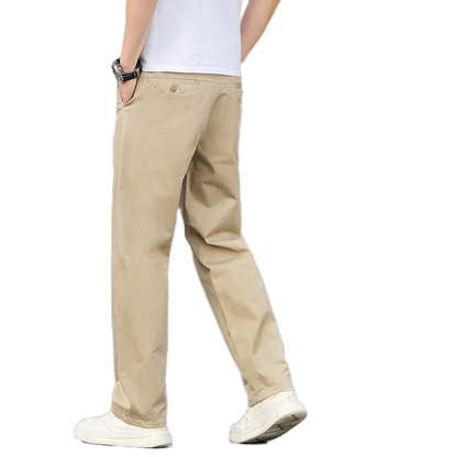 Pantalón de algodón hombre, corte suelto