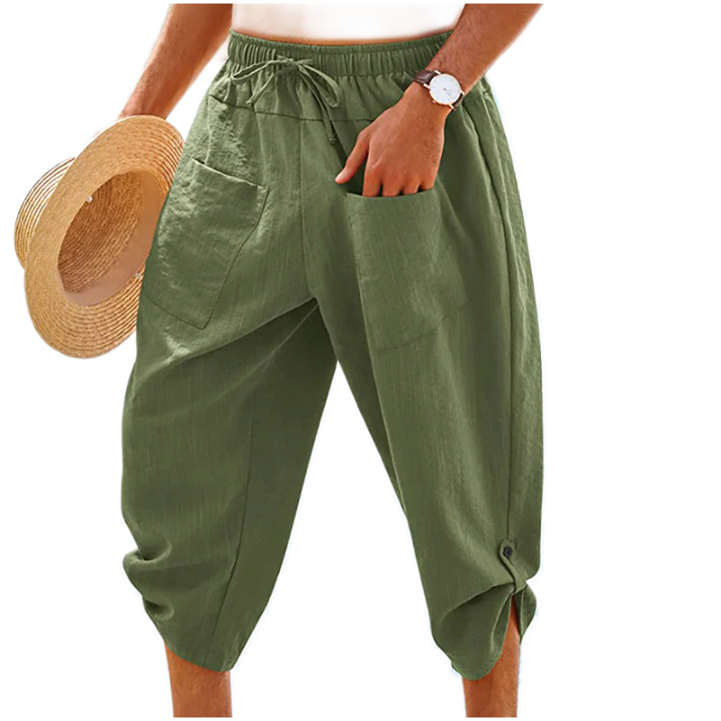 Pantalón de algodón hombre