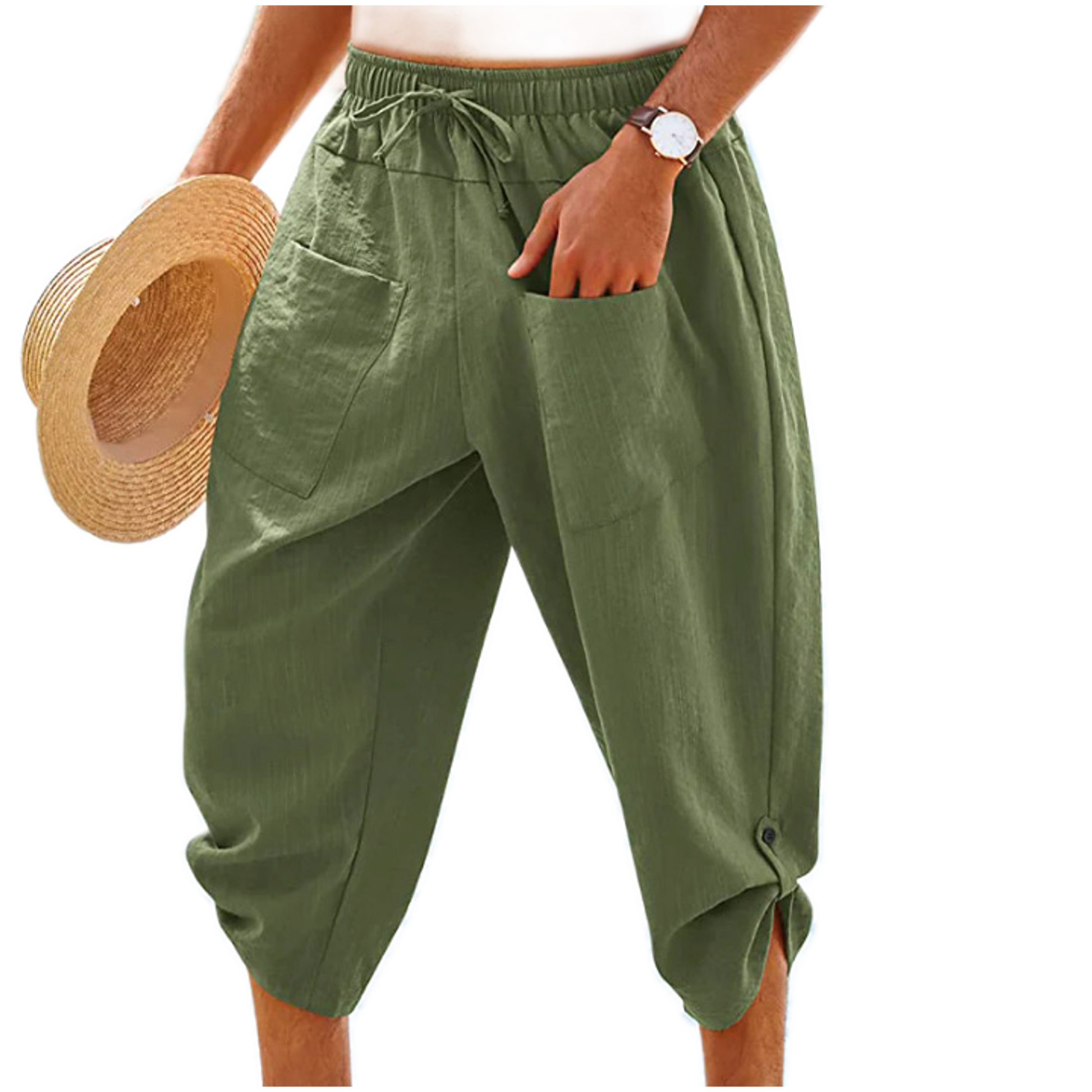 Pantalón de algodón hombre