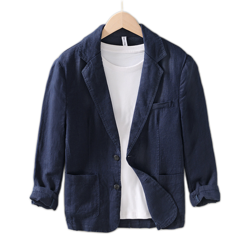 Chaqueta de lino hombre