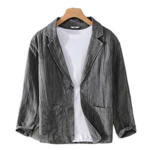 Camisa hombre, manga larga y corte suelto