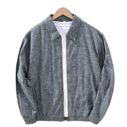 Chaqueta de algodón hombre color azul