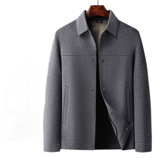 Chaqueta de lana hombre, cruzada