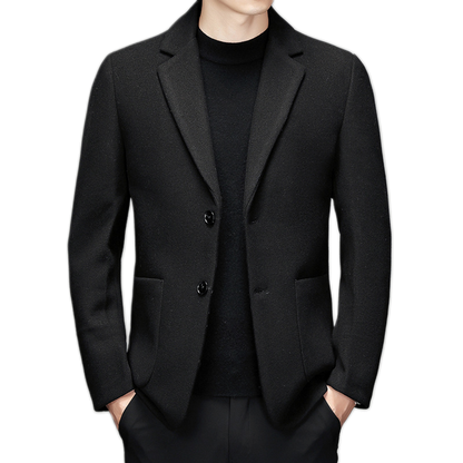 Blazer de lana hombre color negro