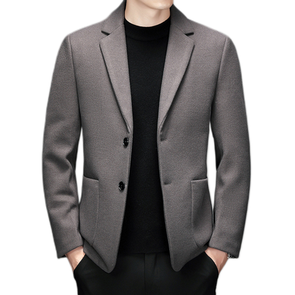 Blazer de lana hombre color gris