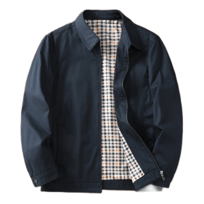 Chaqueta de algodón hombre con solapa