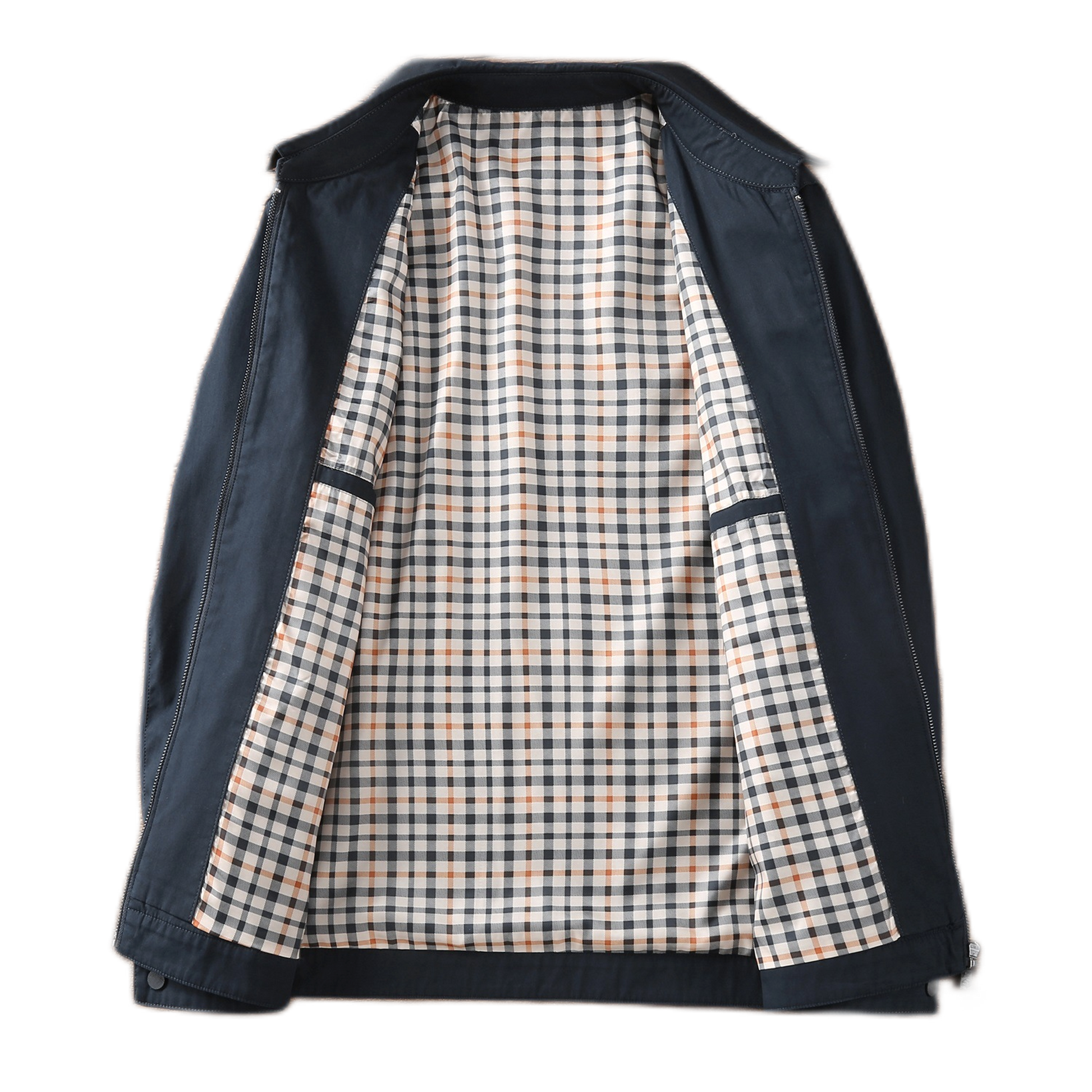 Chaqueta de algodón hombre con solapa