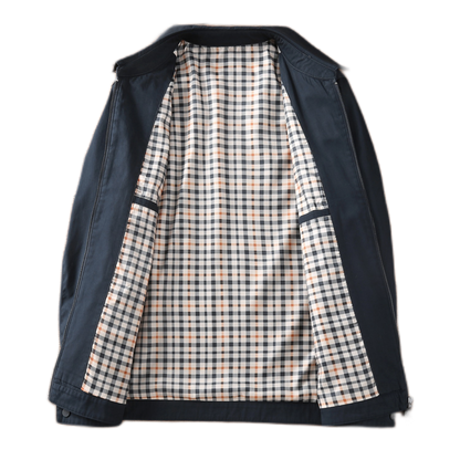 Chaqueta de algodón hombre con solapa