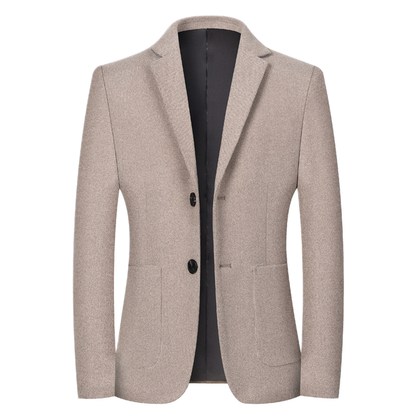 Blazer de algodón hombre color beige