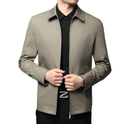 Blazer de algodón hombre color verde militar