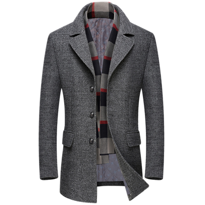 Chaqueta de lana hombre, acolchada