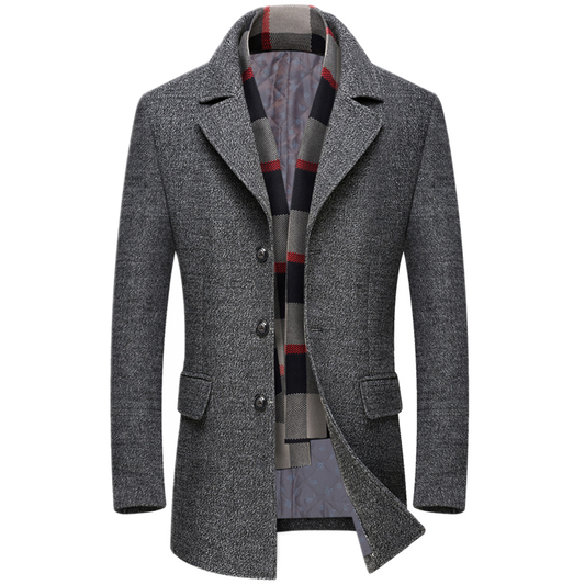 Chaqueta de lana hombre, acolchada