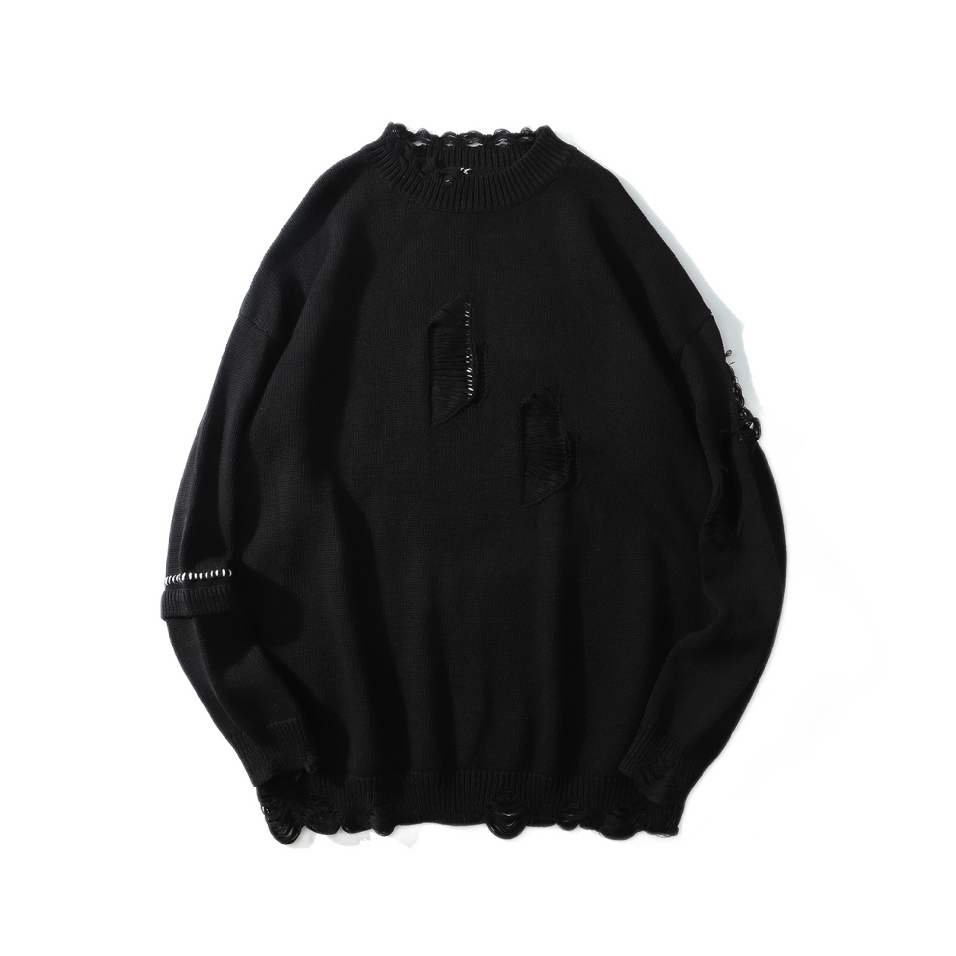 Sweater de algodón hombre color negro