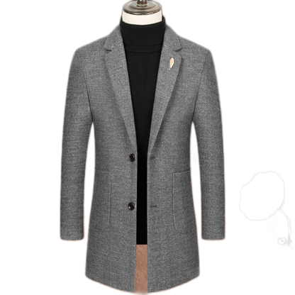 Chaqueta de cashmere hombre, corte slim