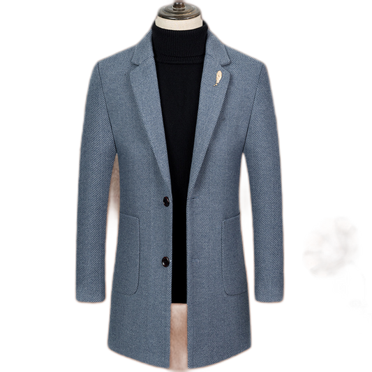 Chaqueta de cashmere hombre, corte slim