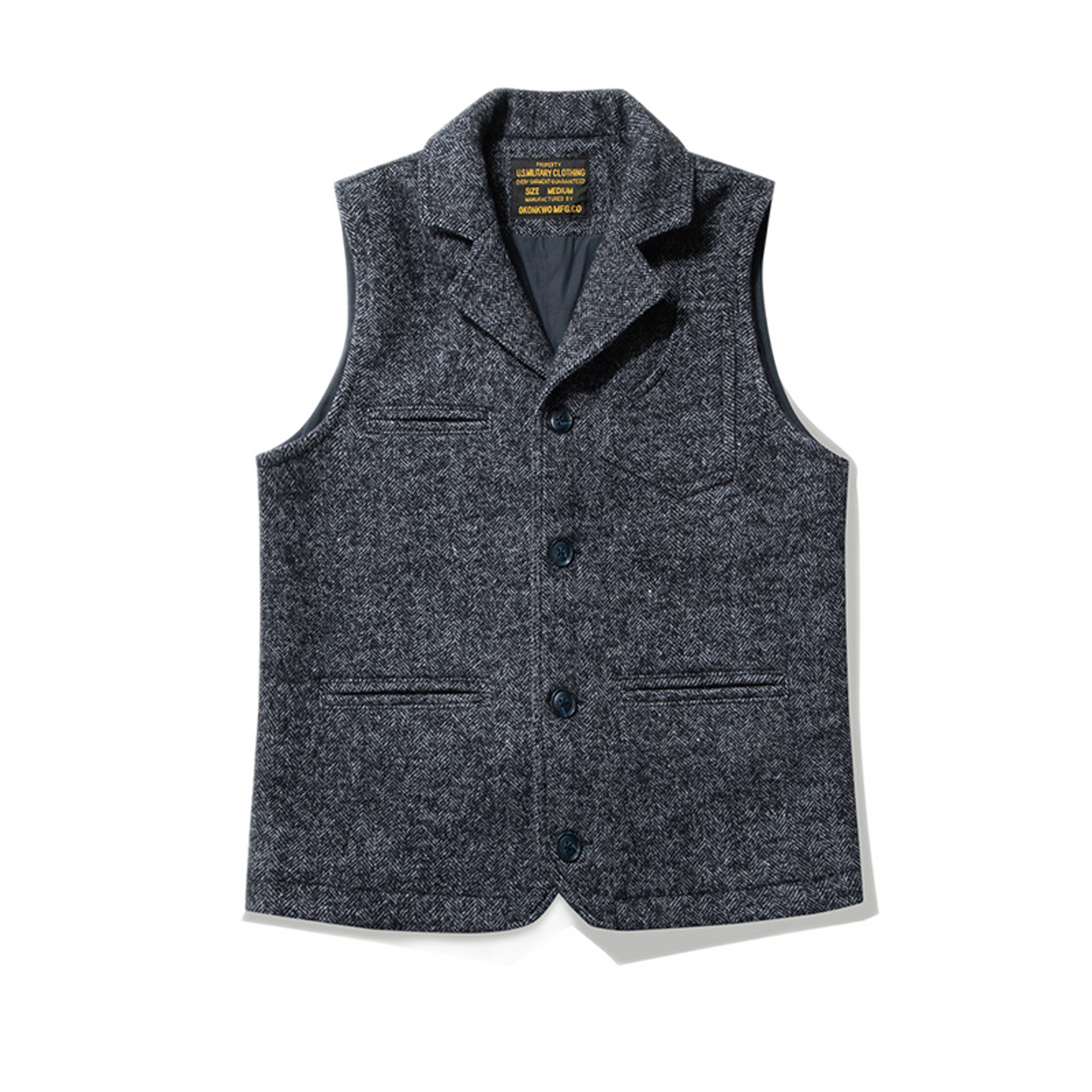 Chaqueta de lana hombre color gris
