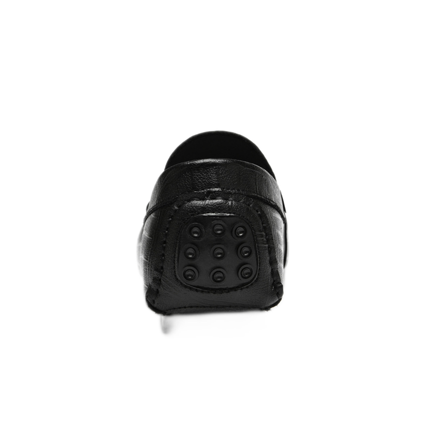 Mocasín de cuero hombre, suela plana o alza