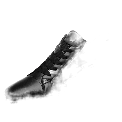 Zapato social de cuero hombre color negro, alza de 6 cm