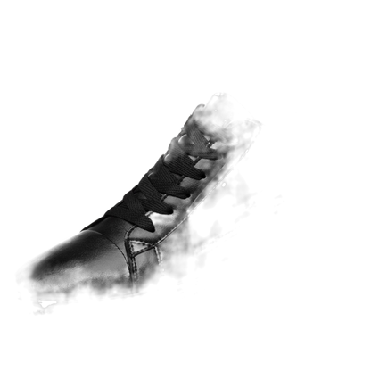 Zapato social de cuero hombre color negro, alza de 8 cm