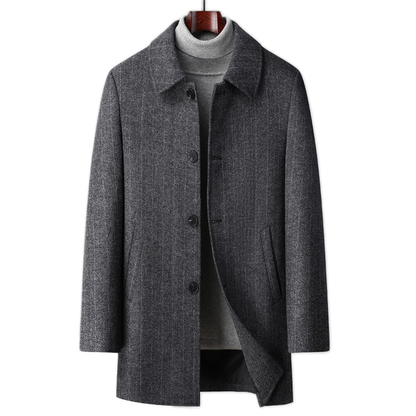 Chaqueta de lana hombre color gris
