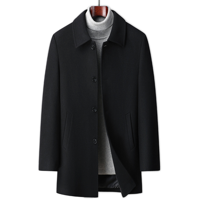 Chaqueta de lana hombre, reversible