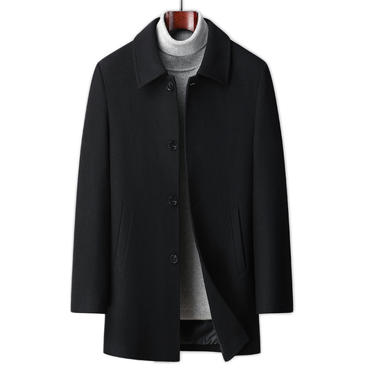 Chaqueta de lana hombre, reversible