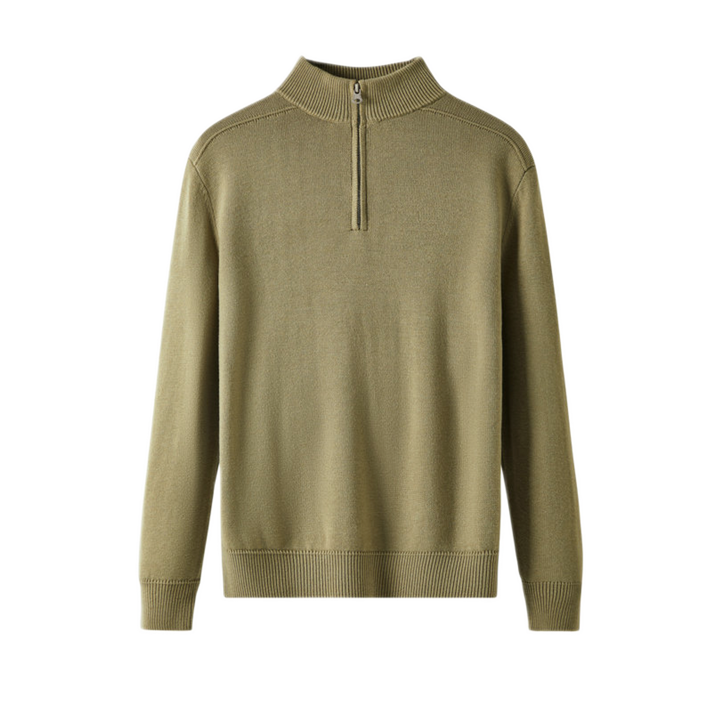 Sweater de lana hombre color albaricoque