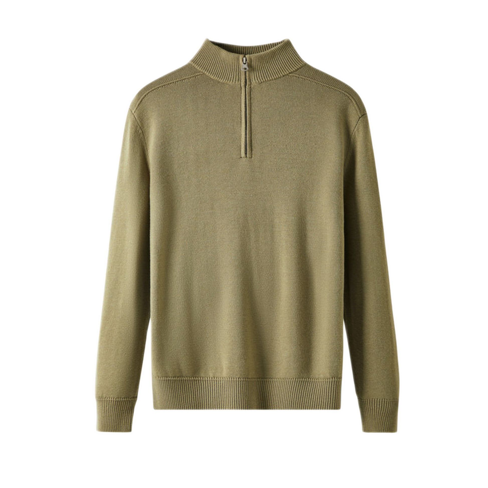 Sweater de lana hombre color albaricoque