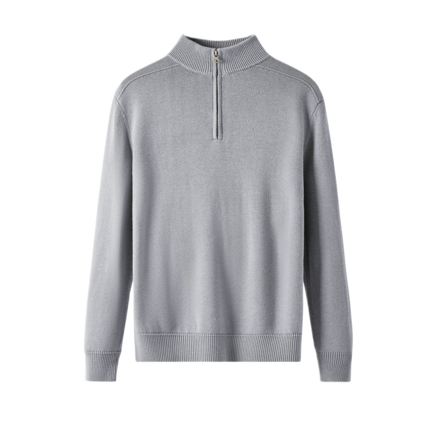 Sweater de lana hombre color gris claro