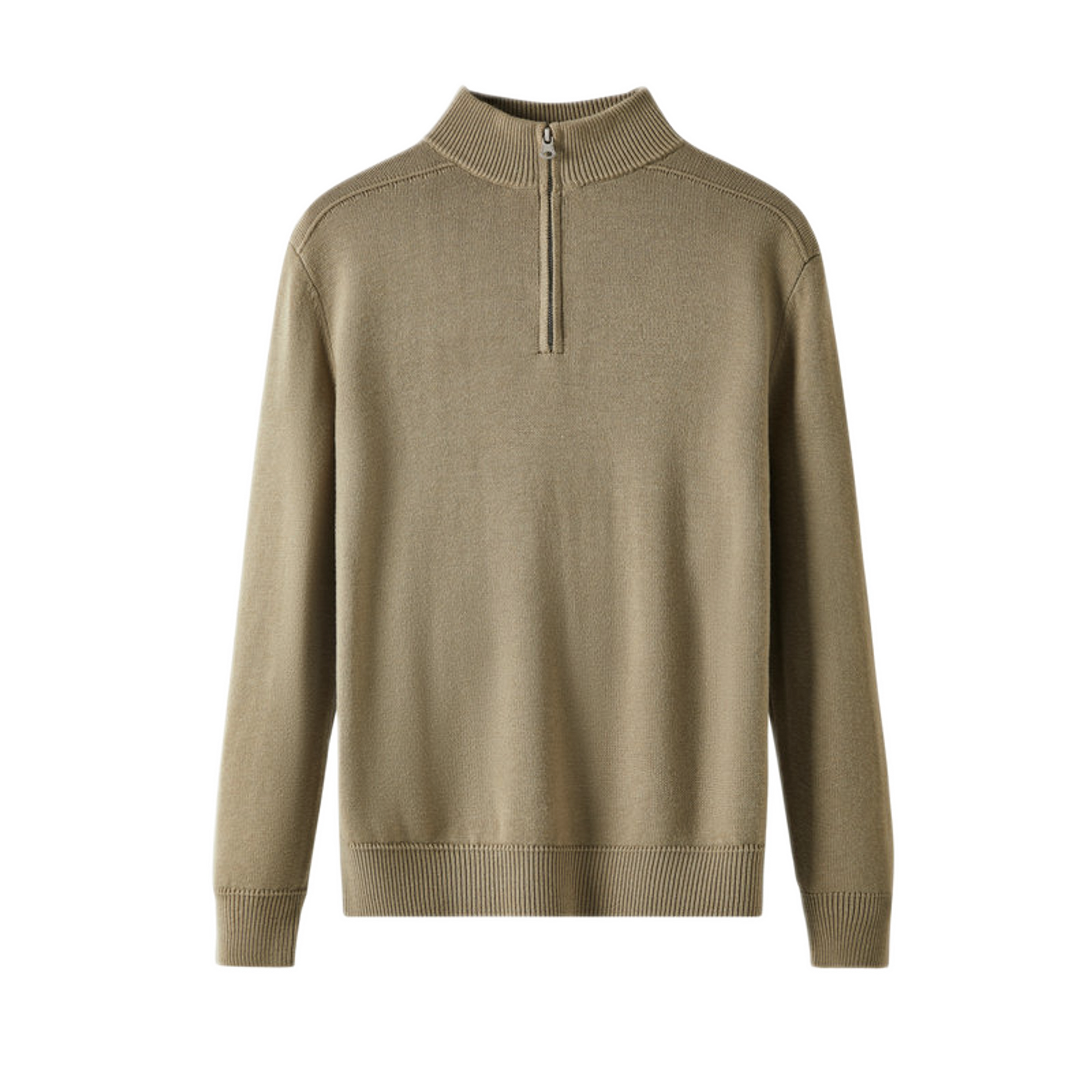 Sweater de lana hombre color arena
