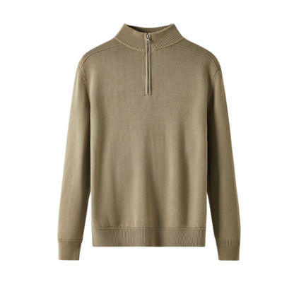 Sweater de lana hombre color arena
