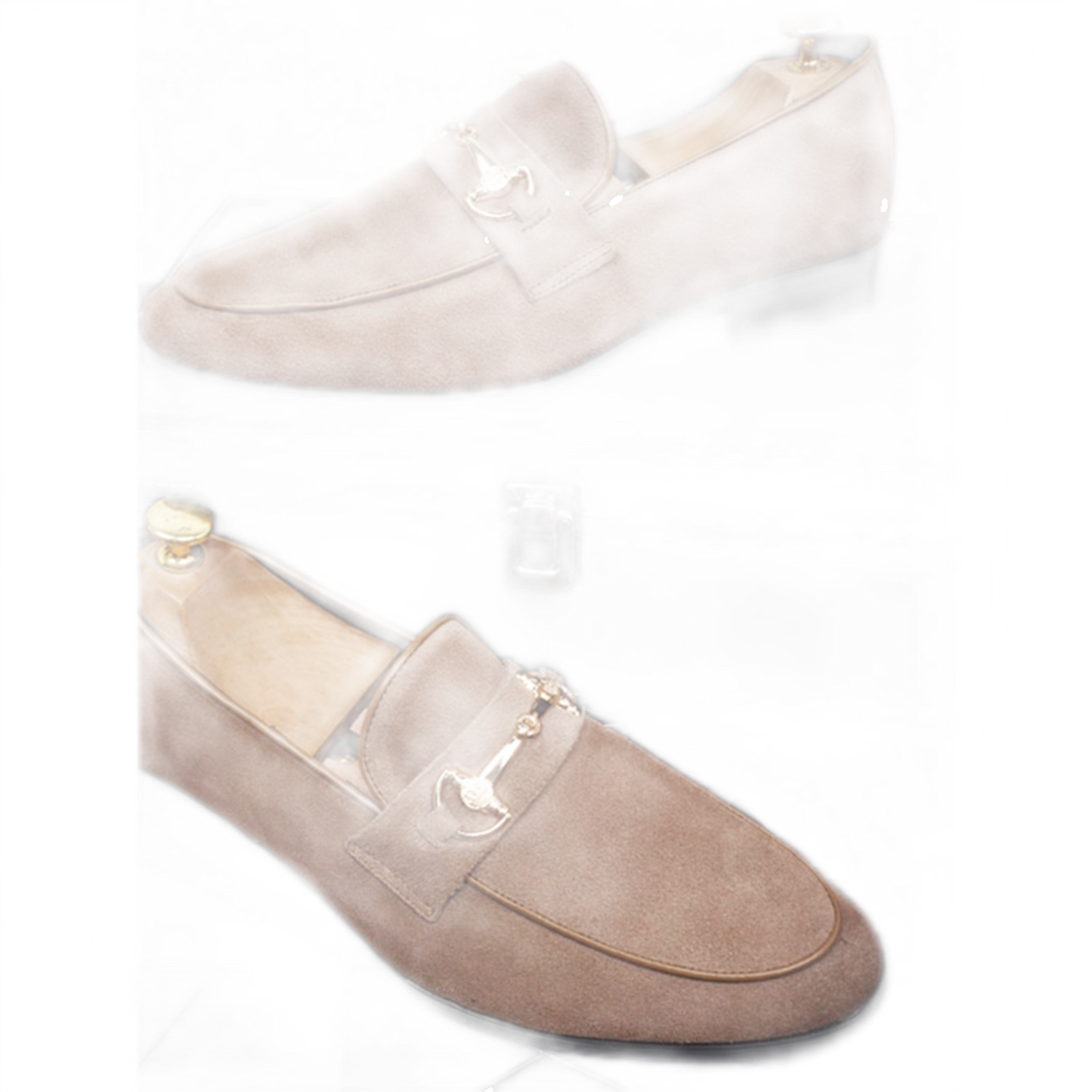 Mocasín de cuero hombre, con alza opcional