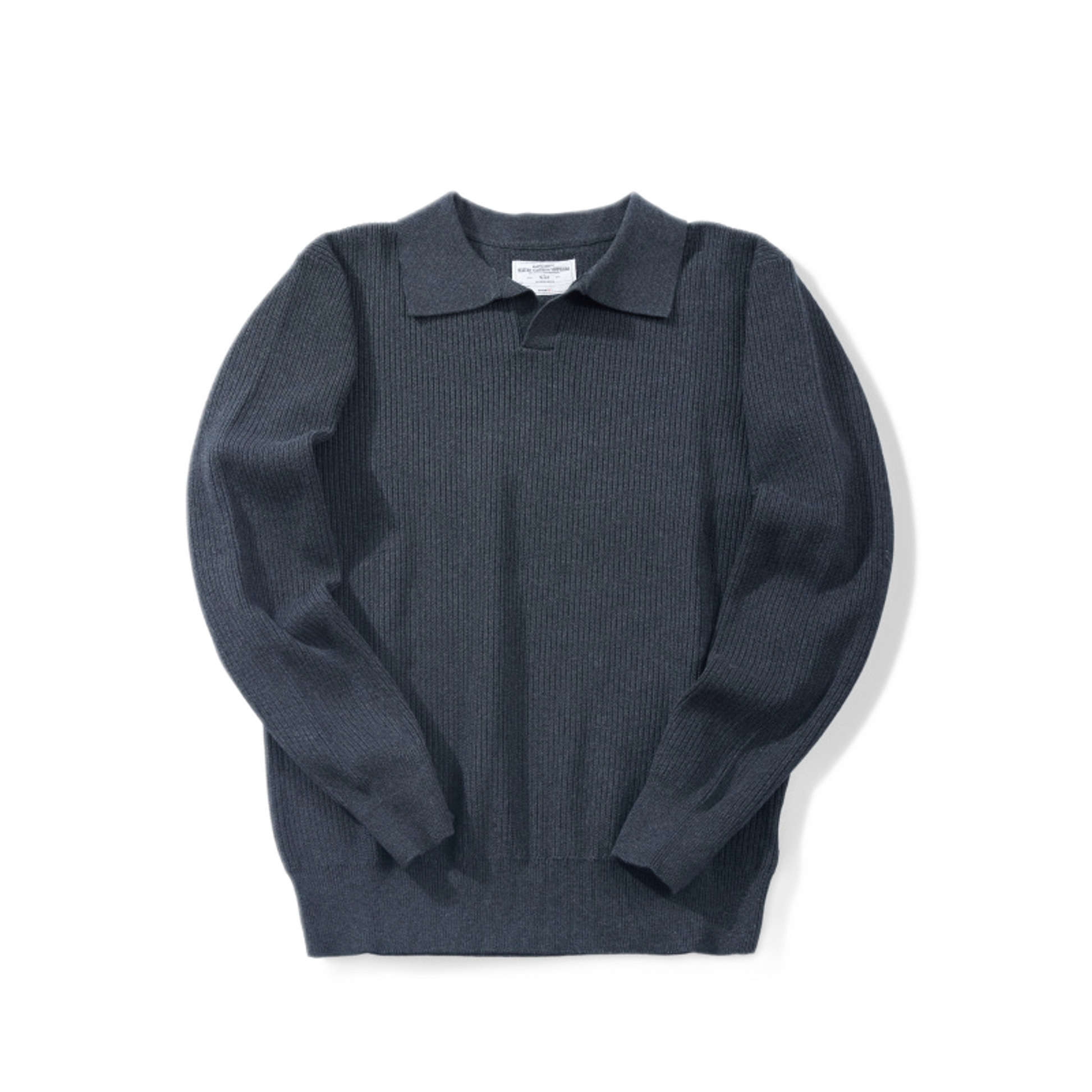 Sweater de algodón hombre color gris oscuro