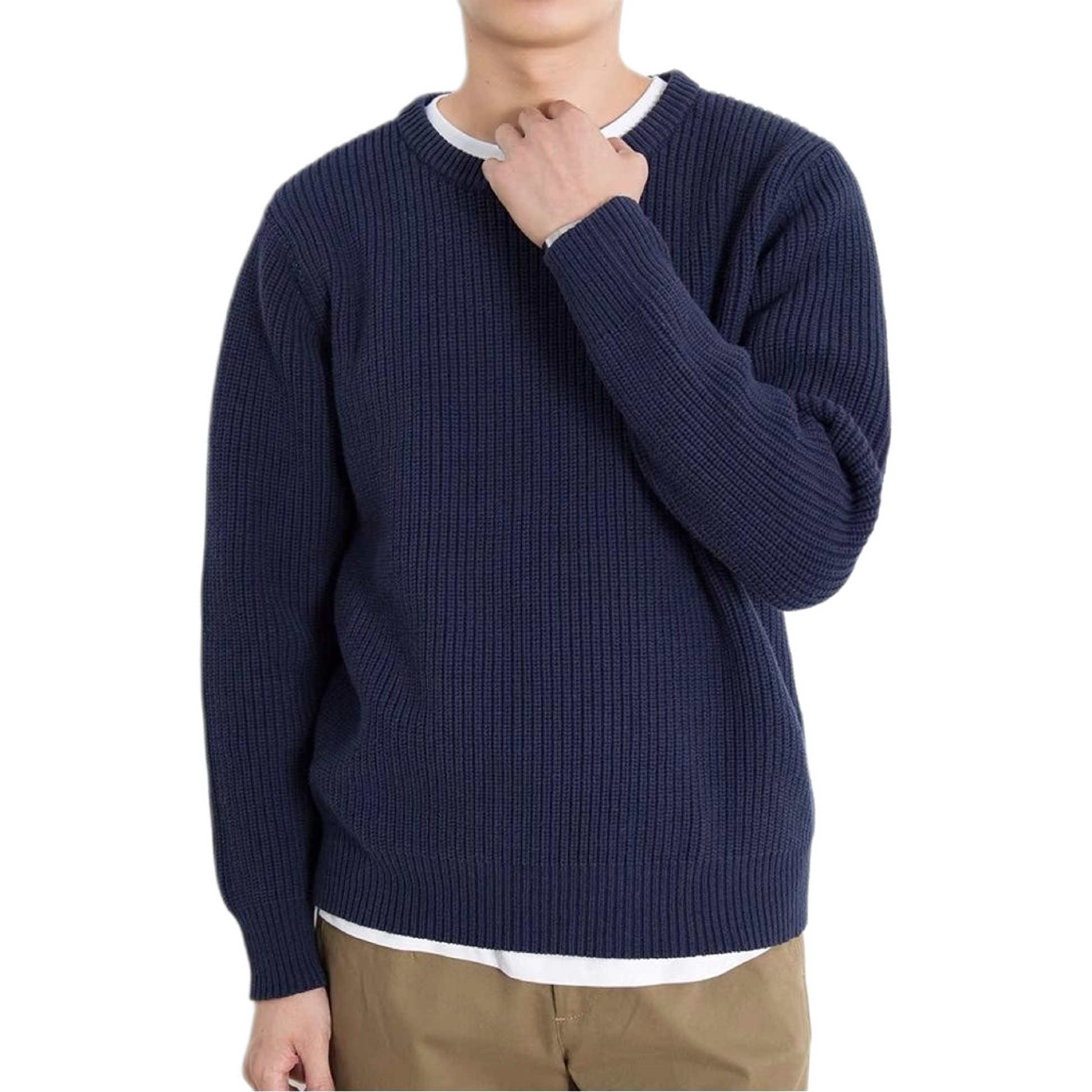 Sweater hombre color azul marino