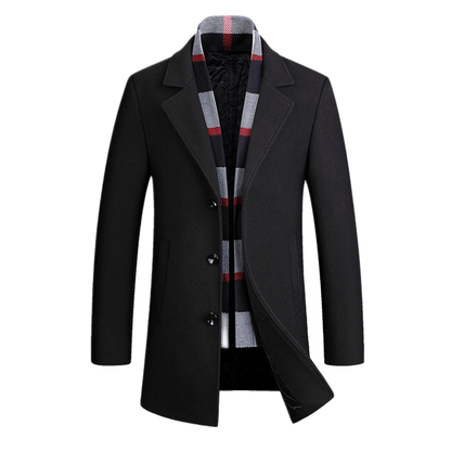 Chaqueta de lana hombre color negro