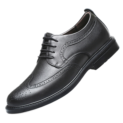 Zapato clásico de cuero hombre color negro